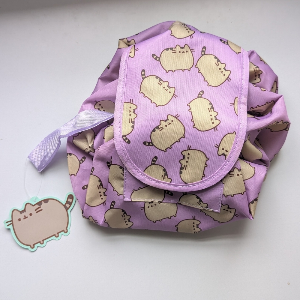 Pusheen Lavender Drawstring Bag Fall 2019 Pusheen Box Exclusive NWT